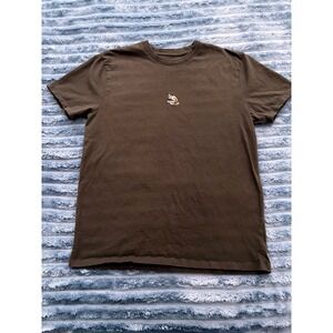 VOX POPULI Fanum Tax Embroidered Graphic T Shirt Small Black Cotton